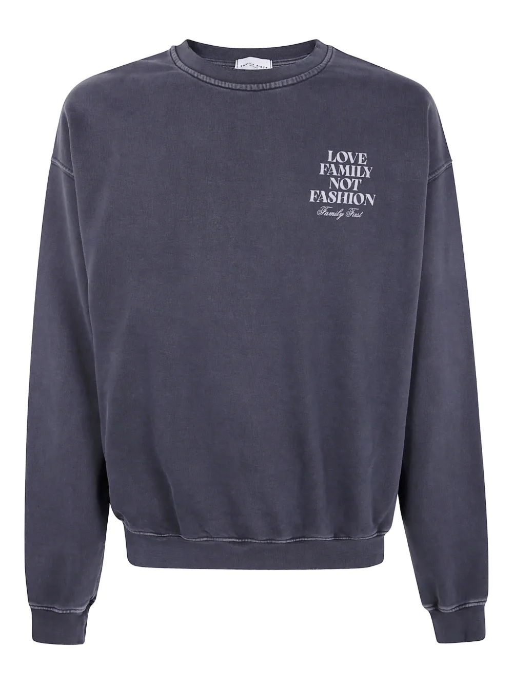 Family First sudadera con motivo gráfico | negro | Image 1
