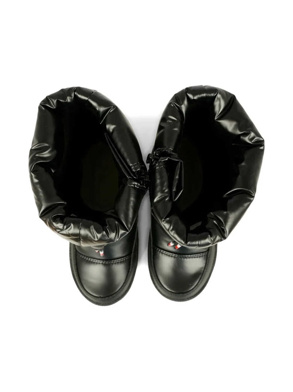 Tommy Hilfiger Junior Logo-motif Snow Boots In Black