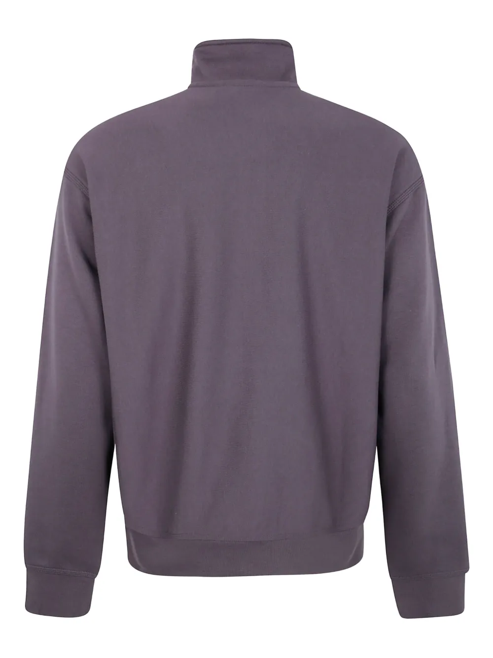 Carhartt WIP Half Zip American Script embroidered sweatshirt - Grijs