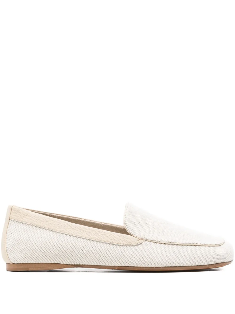 KHAITE textured loafers Wit