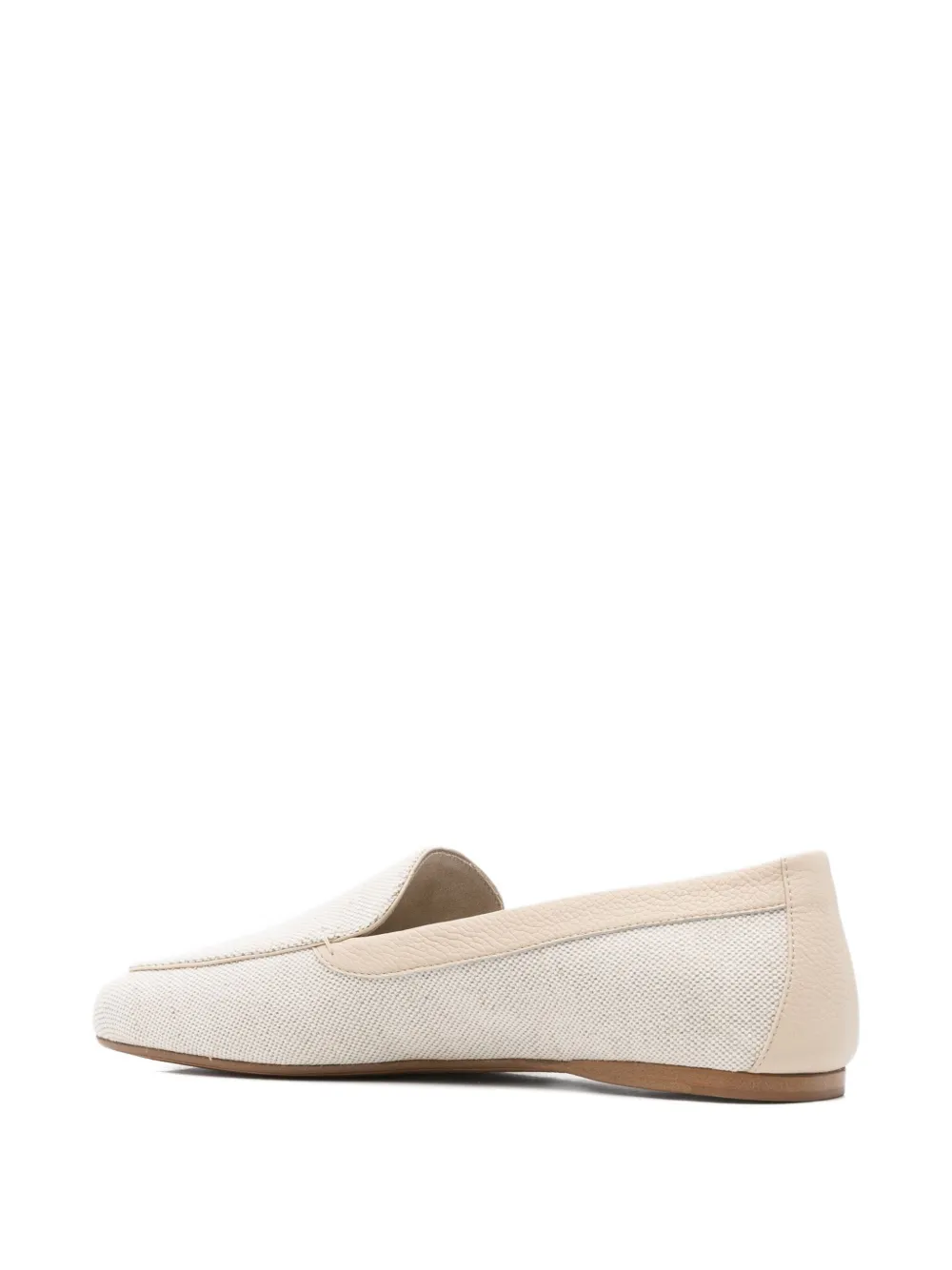 KHAITE textured loafers Wit
