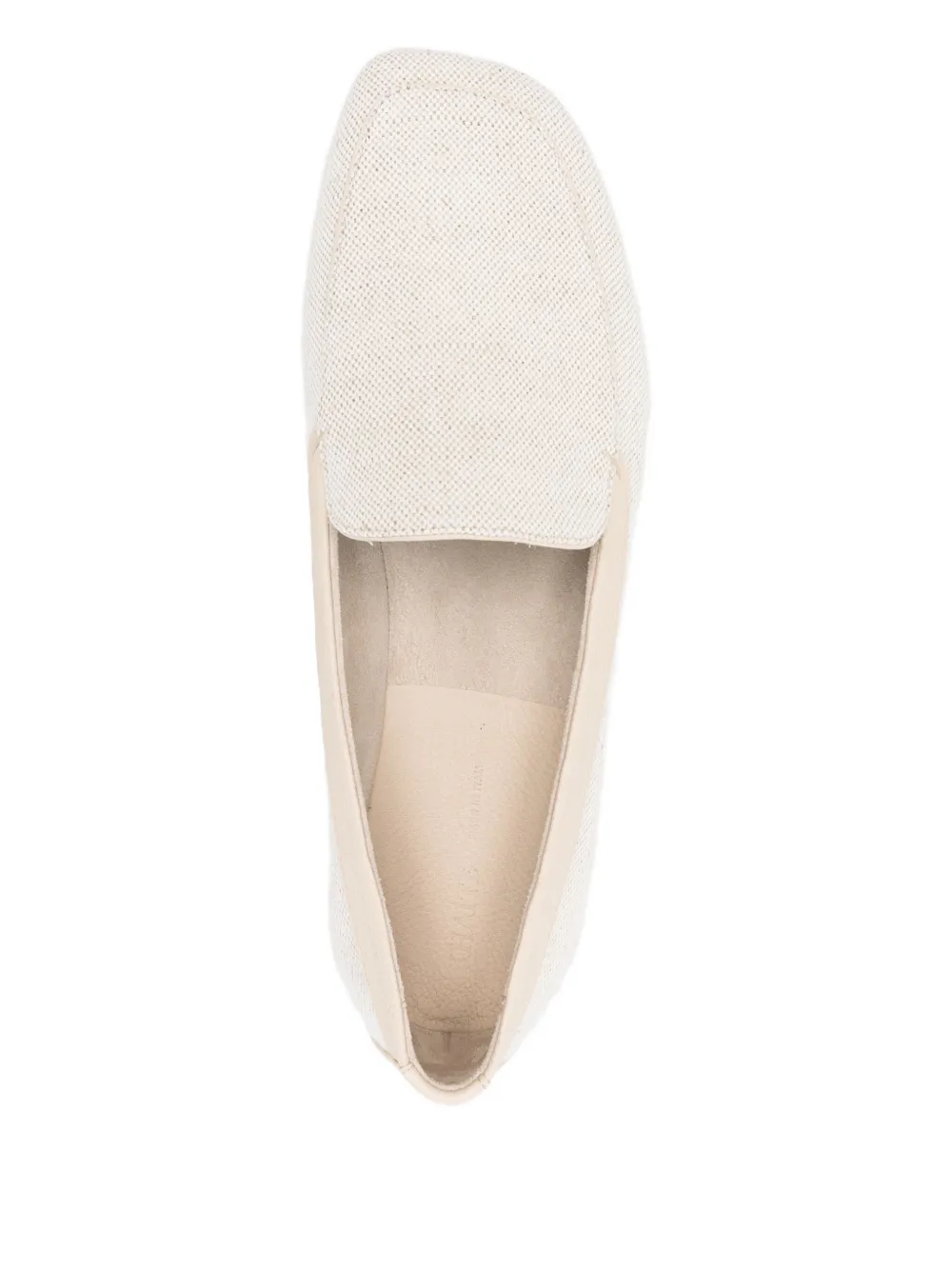 KHAITE textured loafers Wit