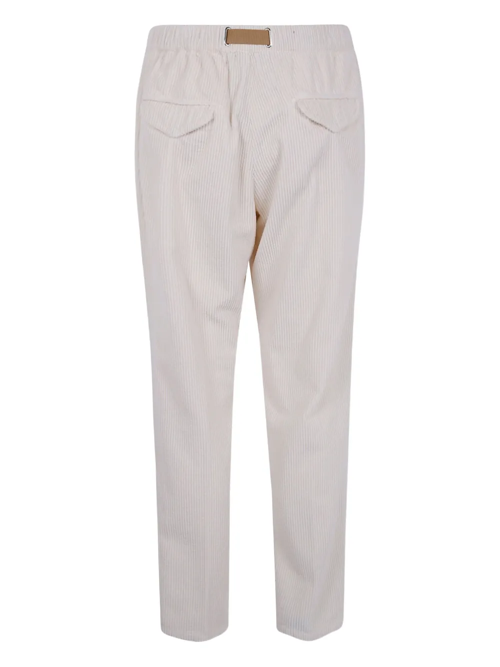White Sand pleated corduroy trousers - Beige