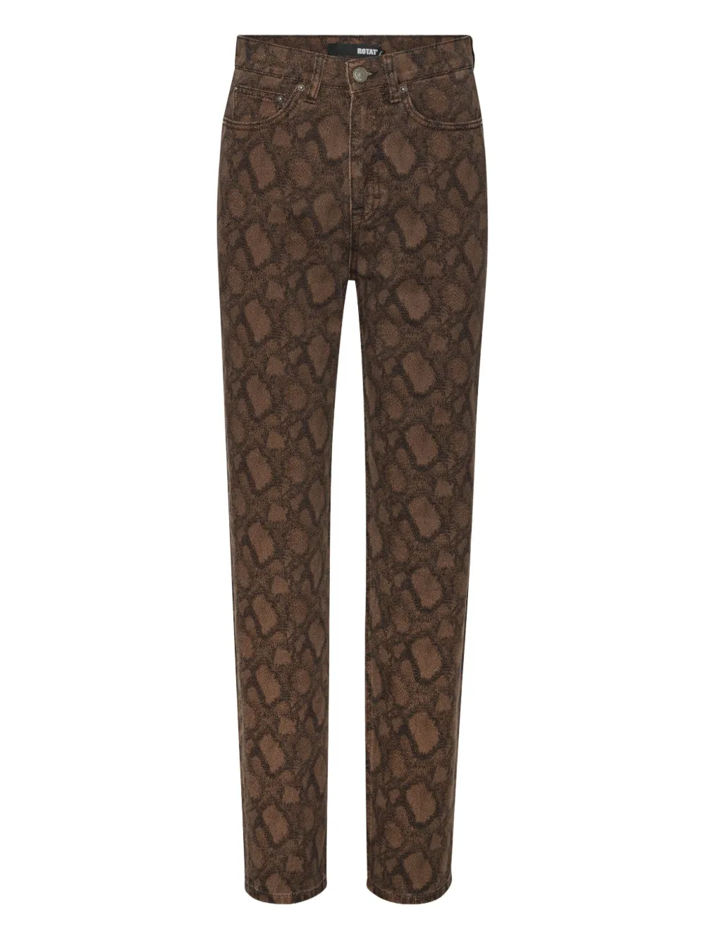 ROTATE BIRGER CHRISTENSEN printed jeans | Brown | Image 1