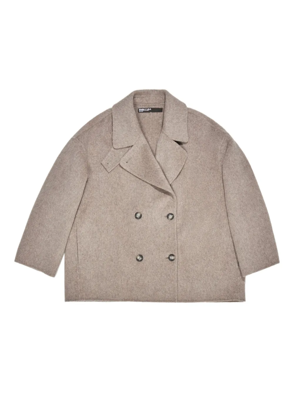 Bimba y Lola double-breasted wool jacket | Neutrals | Image 1