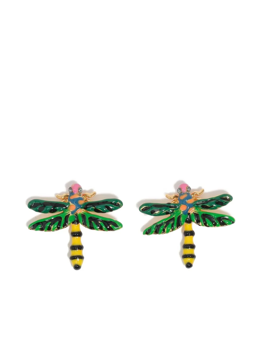 Bimba Y Lola Dragonfly-shape Earrings In Gold