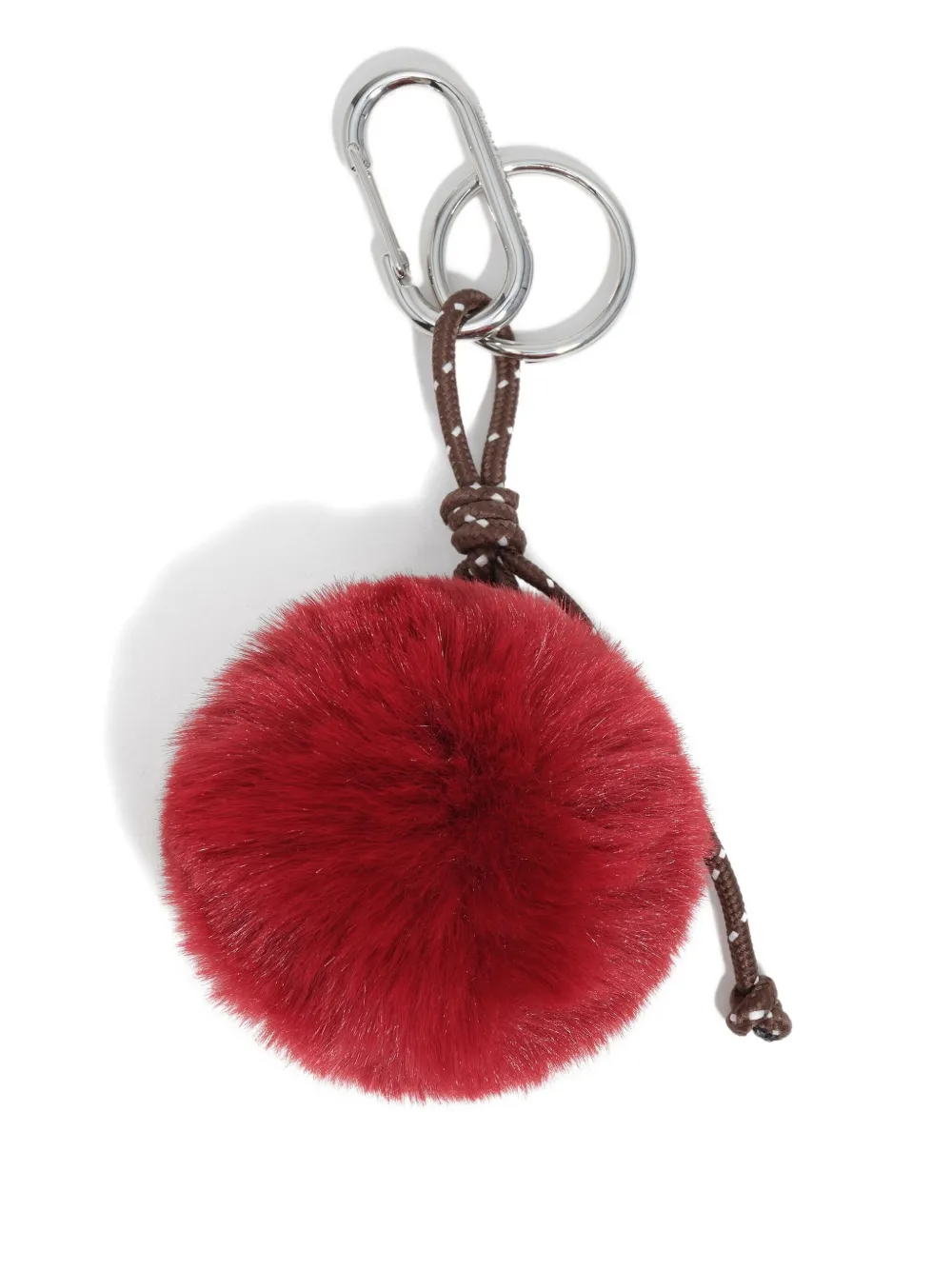 Bimba Y Lola Pom-pom Keyring In Red