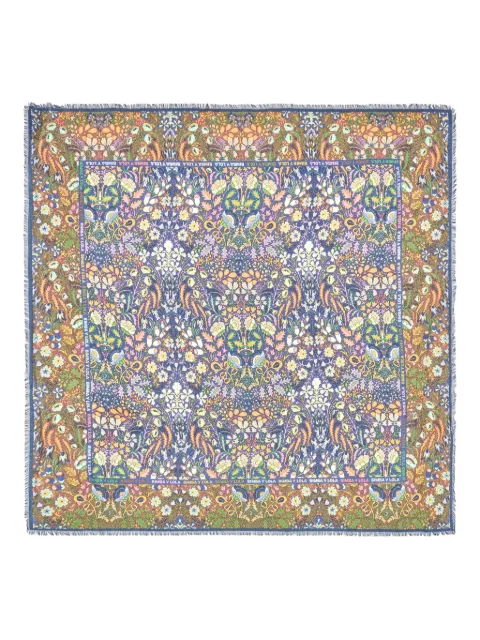 Bimba y Lola floral fringed scarf