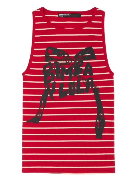 Bimba y Lola camiseta con rayas estampadas