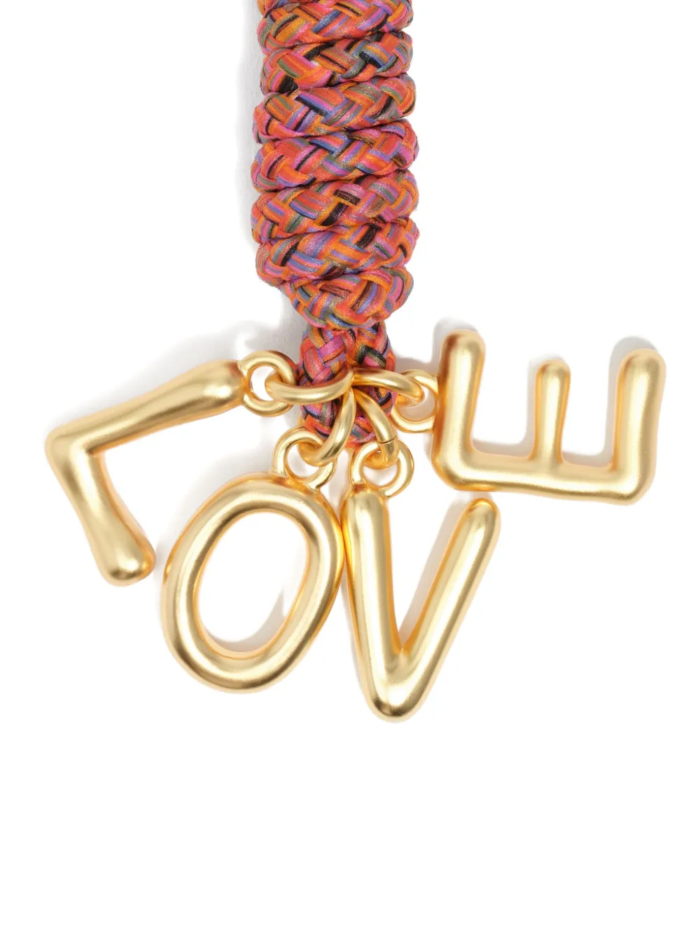 Bimba Y Lola Heart-charm Keyring In Gold