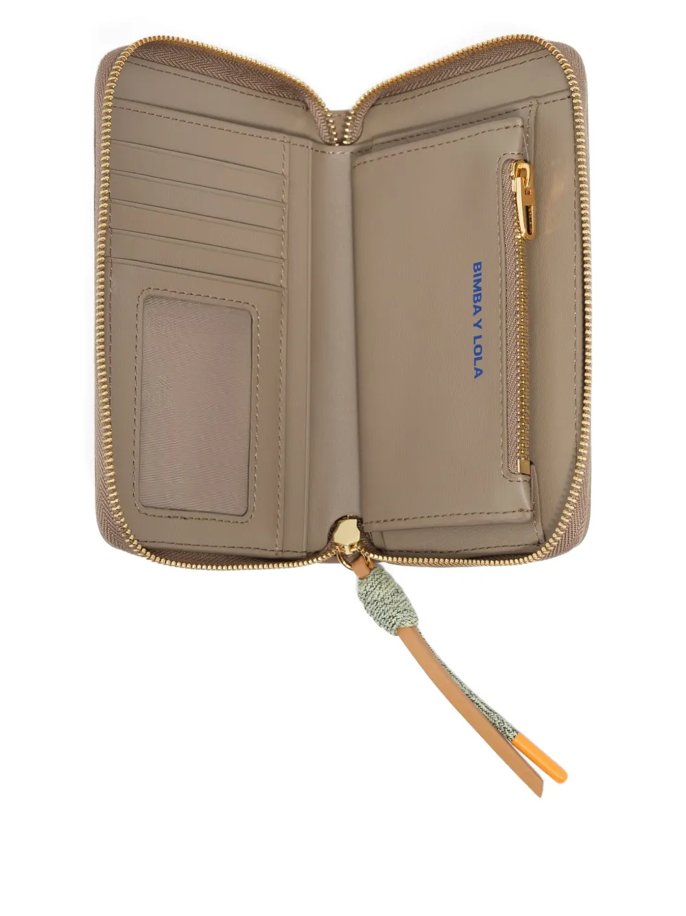 Bimba Y Lola Logo-detail Zip Wallet In Blue