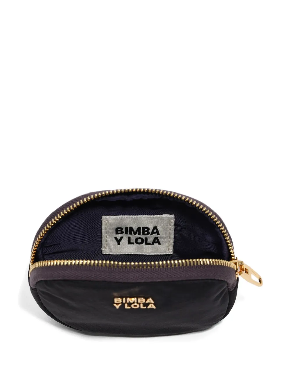 Bimba Y Lola Logo-lettering Wallet In Black