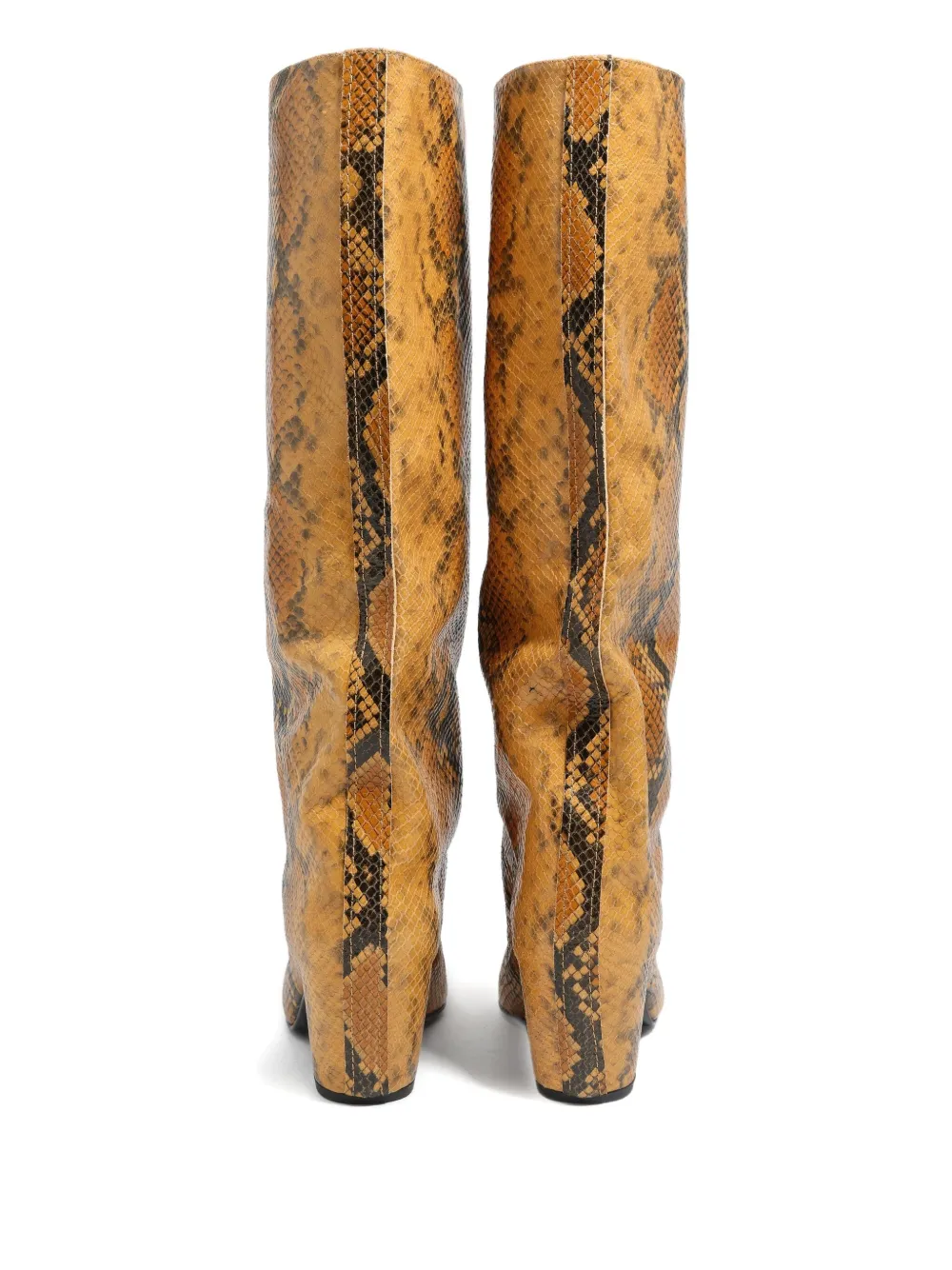 Bimba Y Lola 55mm Snake-print Leather Boots In Multi