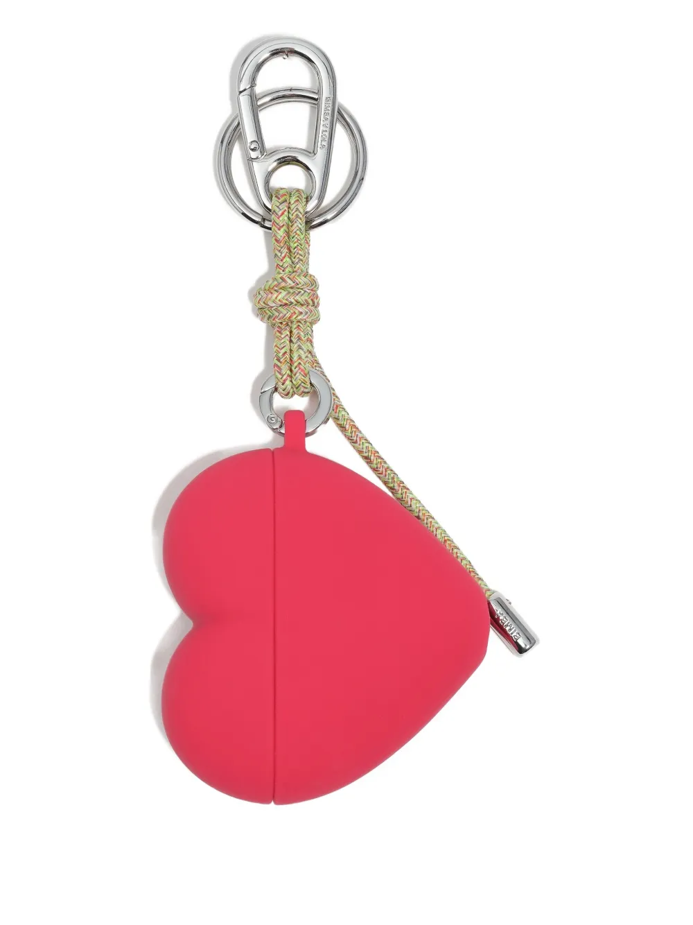 Bimba Y Lola Heart-shape Airpods Case In Pink