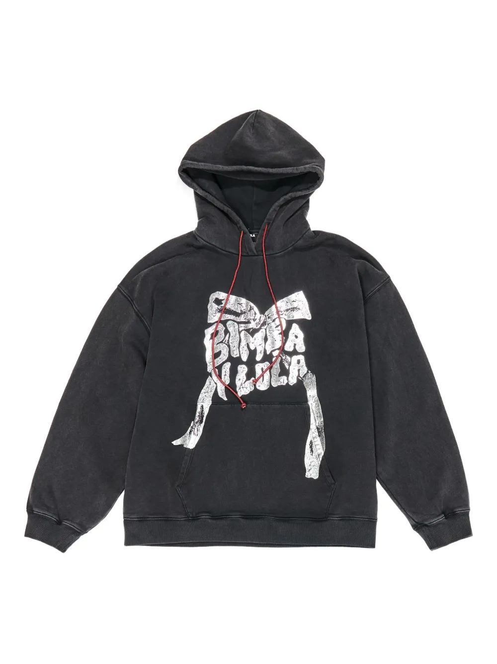 Bimba y Lola Hoodie mit grafischem Print - Grau