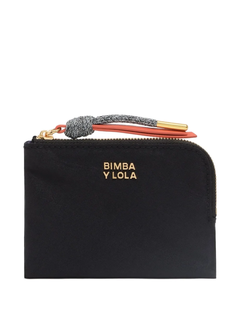 Bimba Y Lola Logo-lettering Wallet In Black