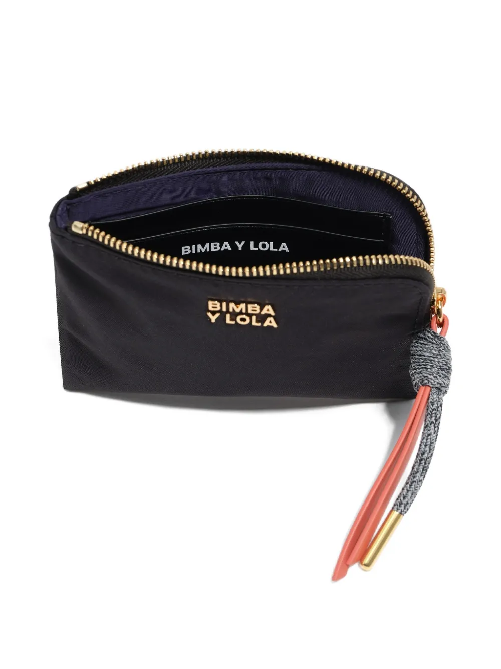 Bimba Y Lola Logo-lettering Wallet In Black