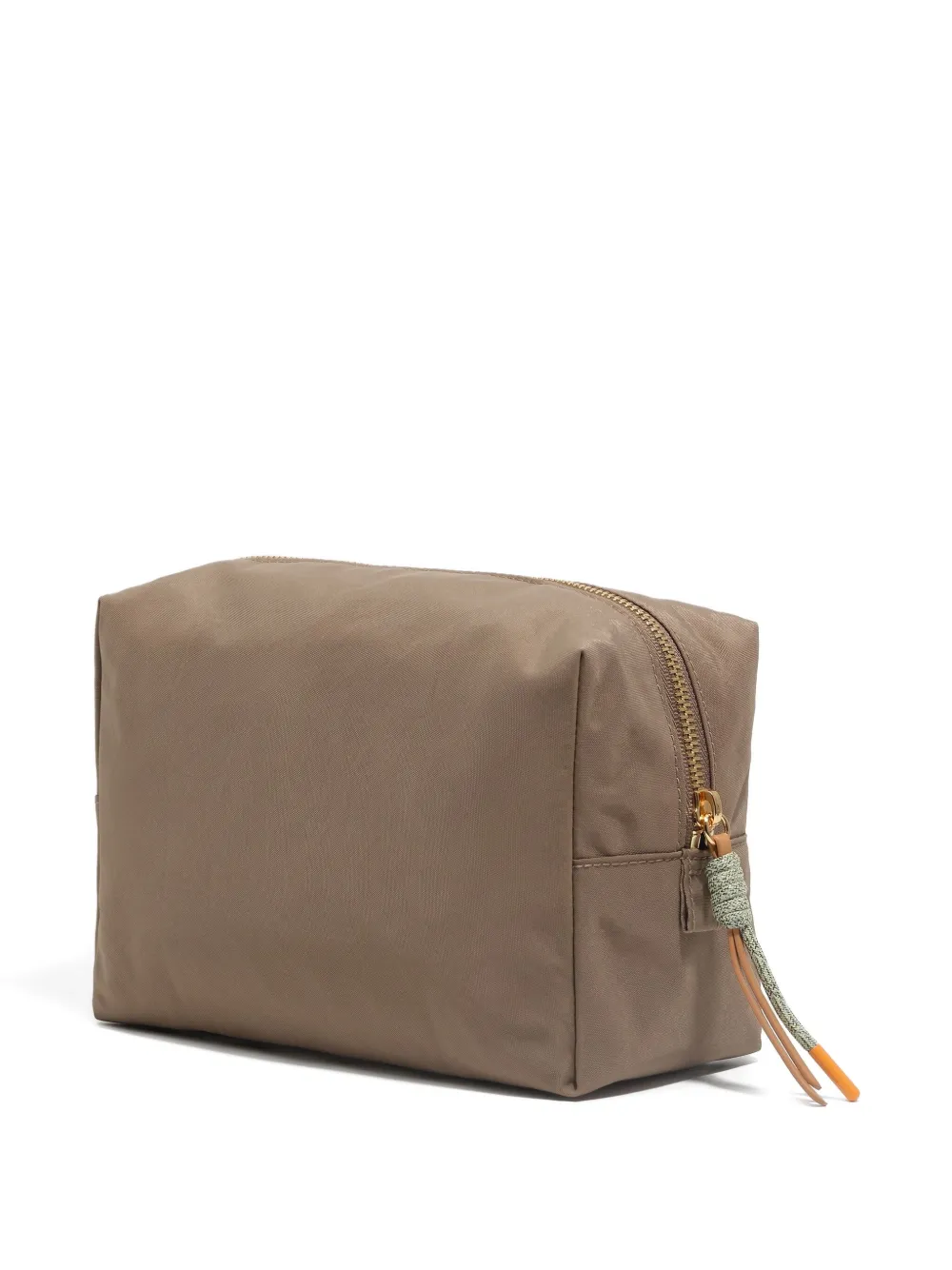 Bimba y Lola Make-up tas met rits en logodetail Beige