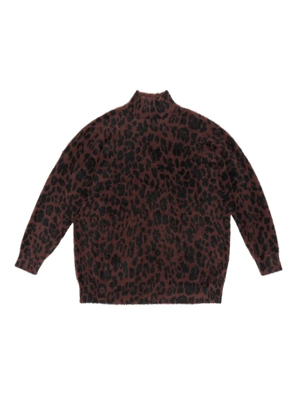 Bimba Y Lola Leopard-print Sweater In Brown
