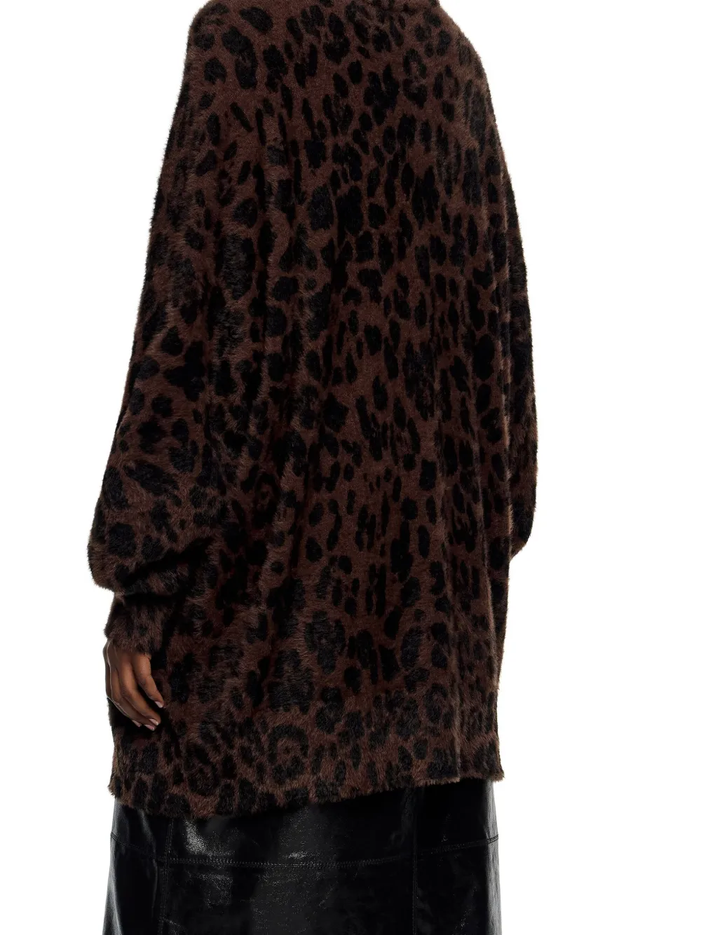 Bimba Y Lola Leopard-print Sweater In Brown