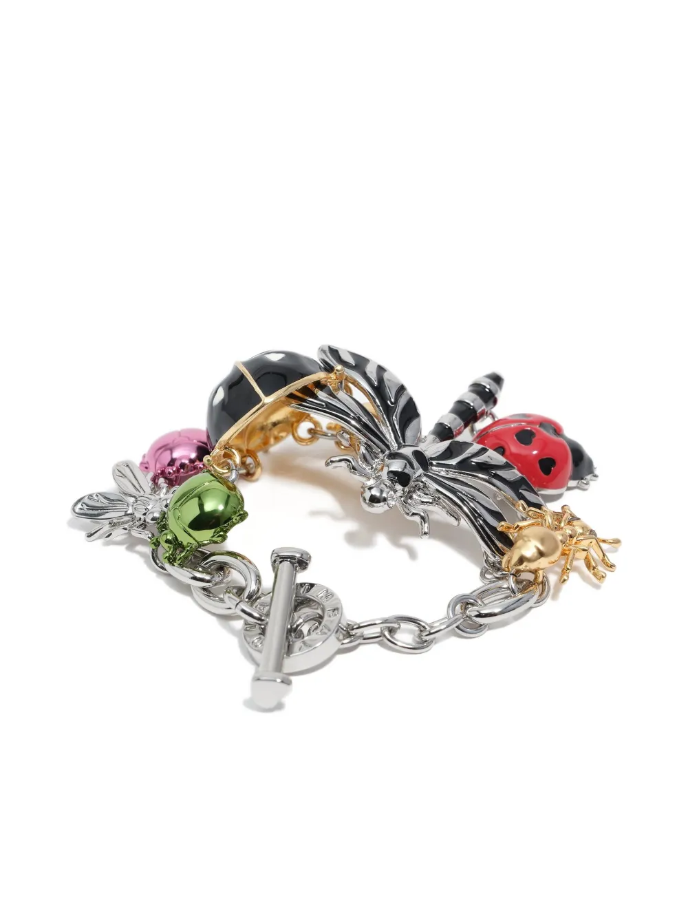 Bimba y Lola Armband verfraaid met insecten - Zilver