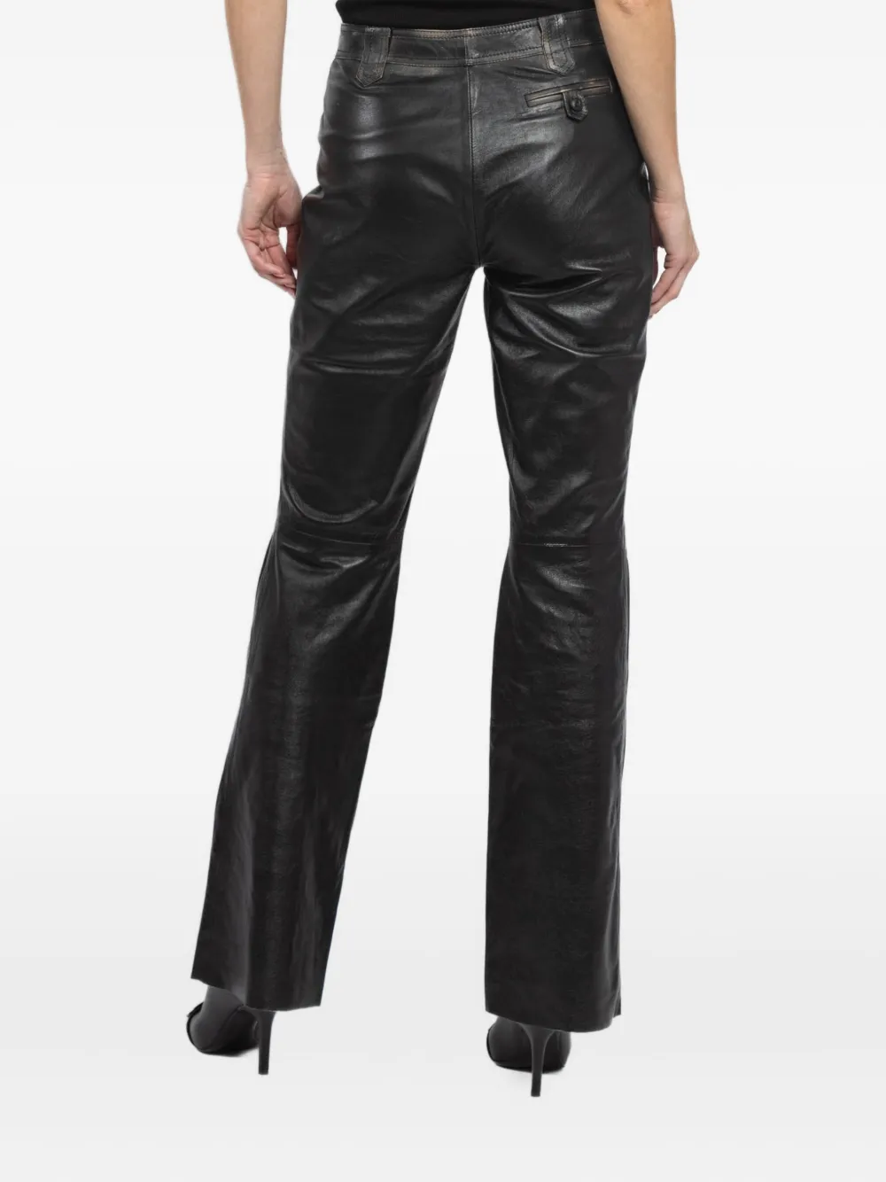 Giorgio Brato X Jade Belted Trousers In Black