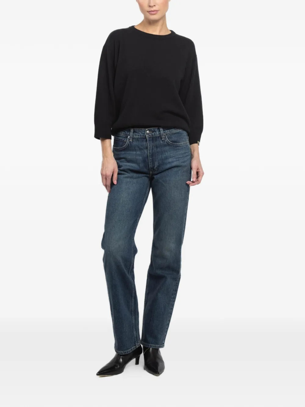 Rag & bone five-pocket straight-leg jeans - Blauw