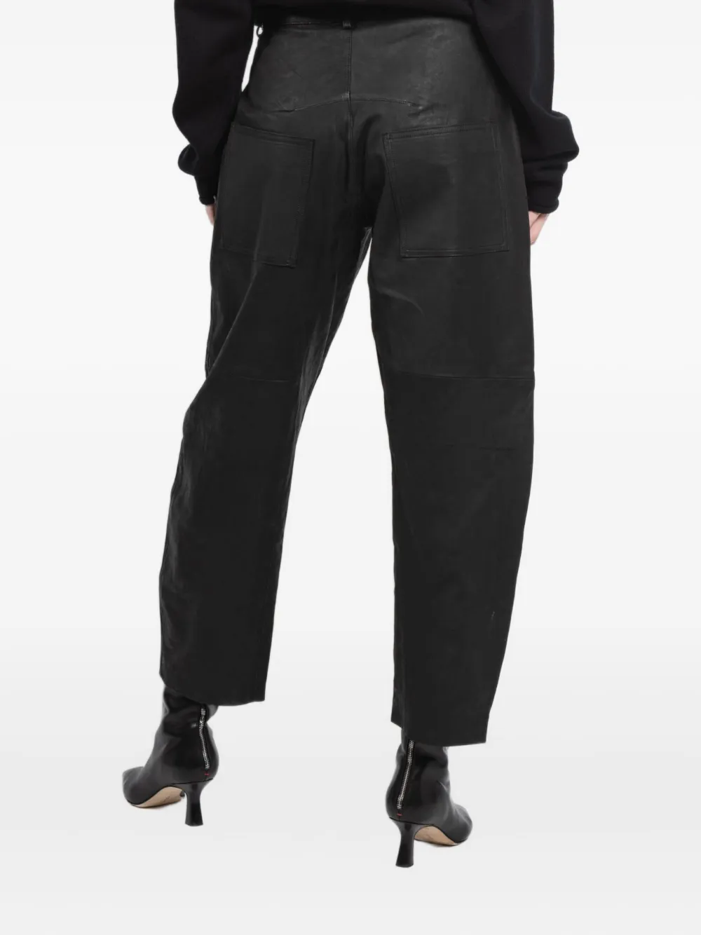 Giorgio Brato Patch-pocket Trousers In Black