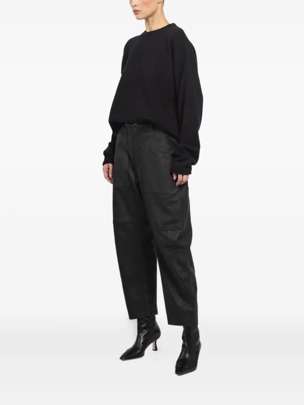 Giorgio Brato Patch-pocket Trousers In Black