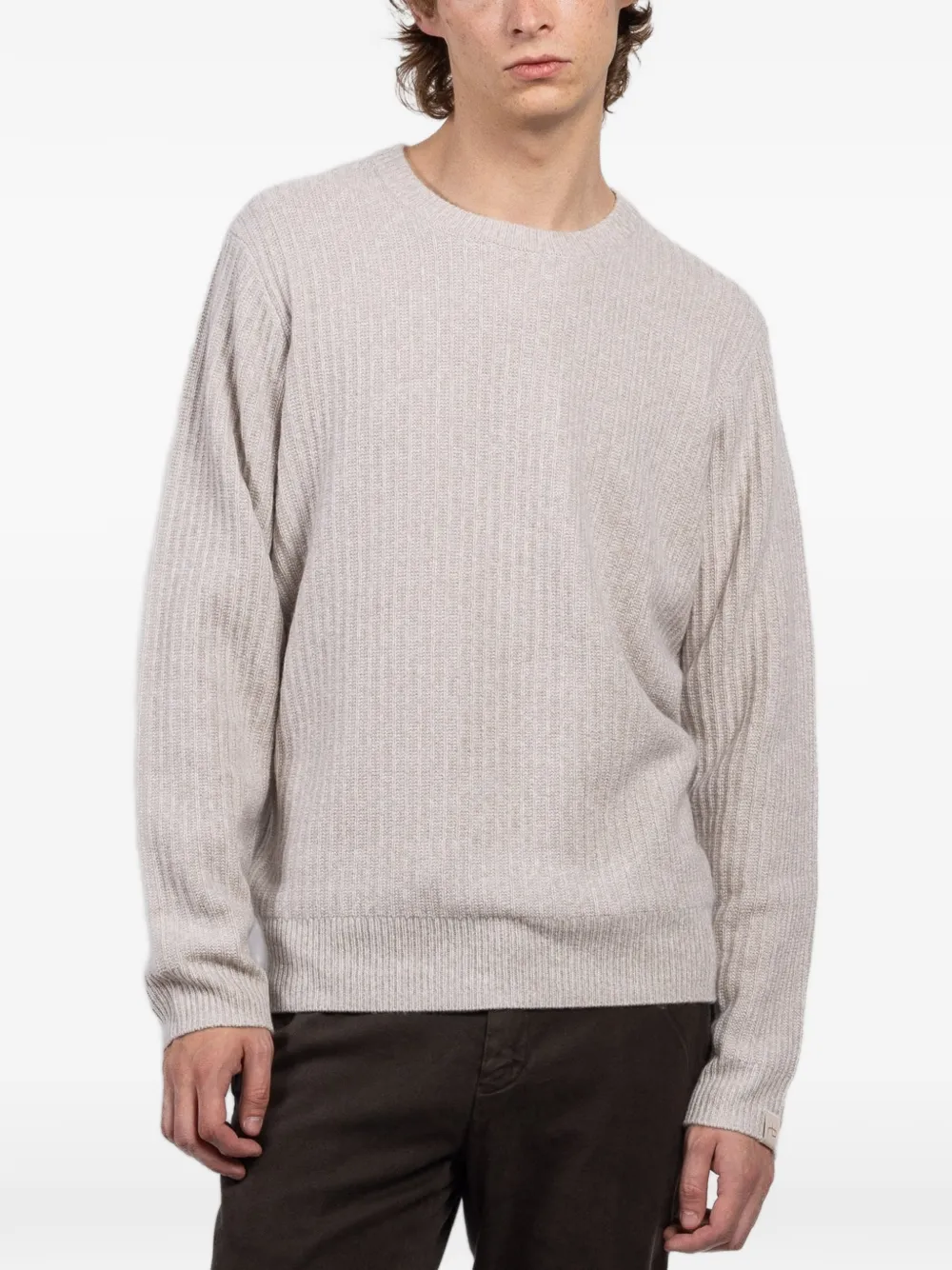 rag & bone ribbed crew-neck sweater - Neutrals