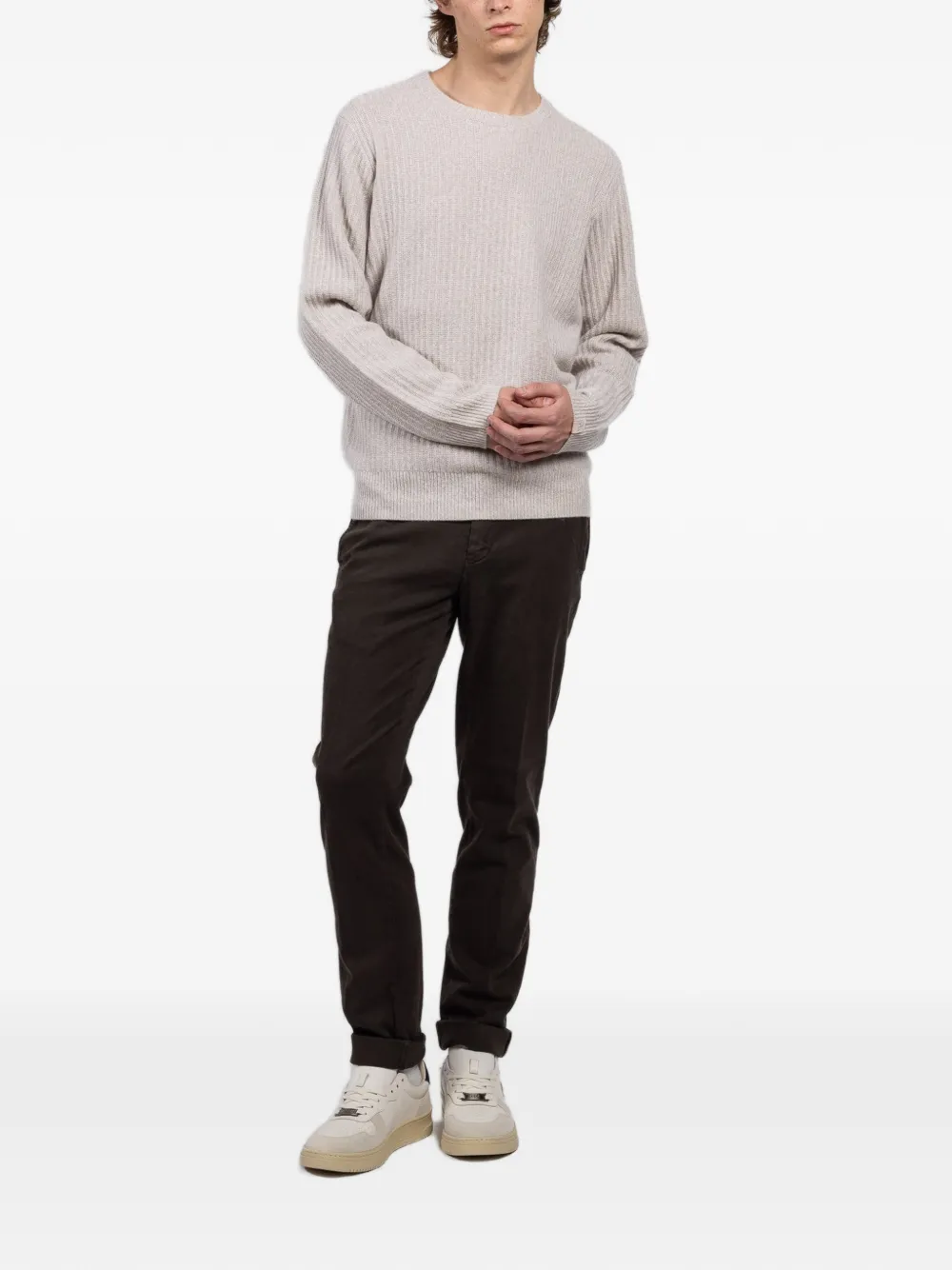 Rag & bone ribbed crew-neck sweater - Beige
