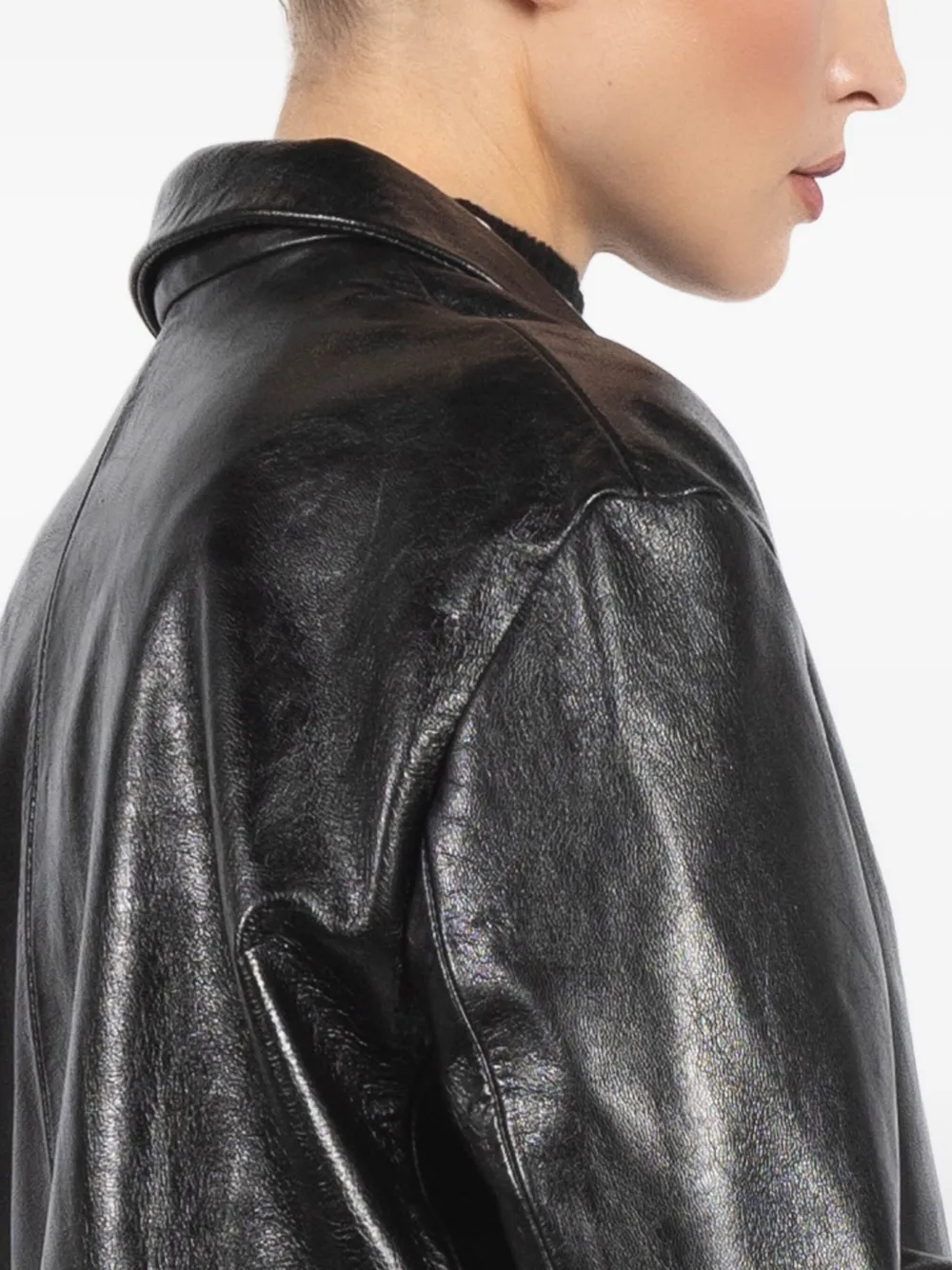 Giorgio Brato X Jade Double-breasted Jacket In Black