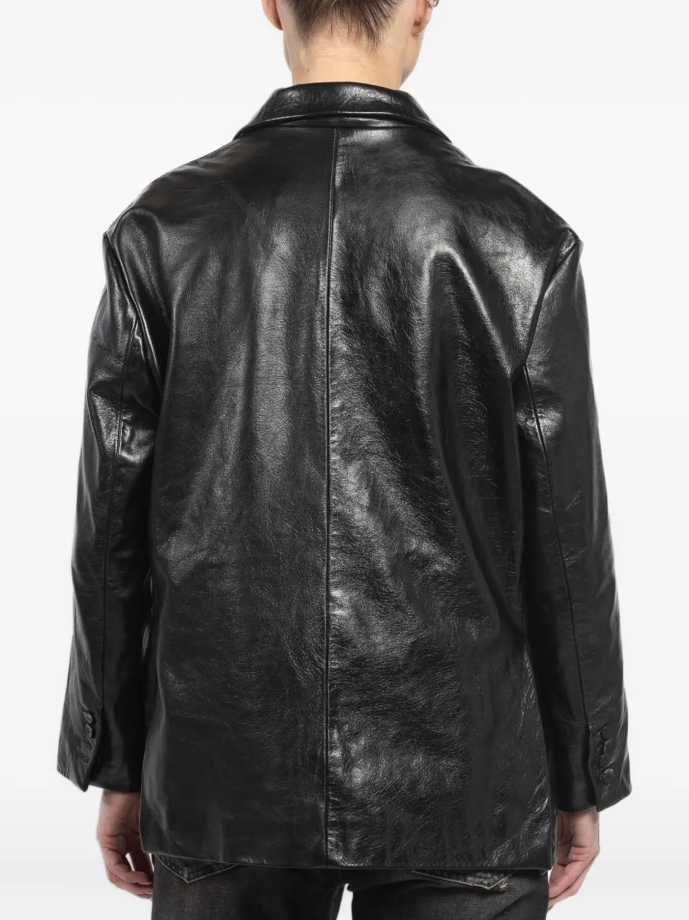 Giorgio Brato X Jade Double-breasted Jacket In Black
