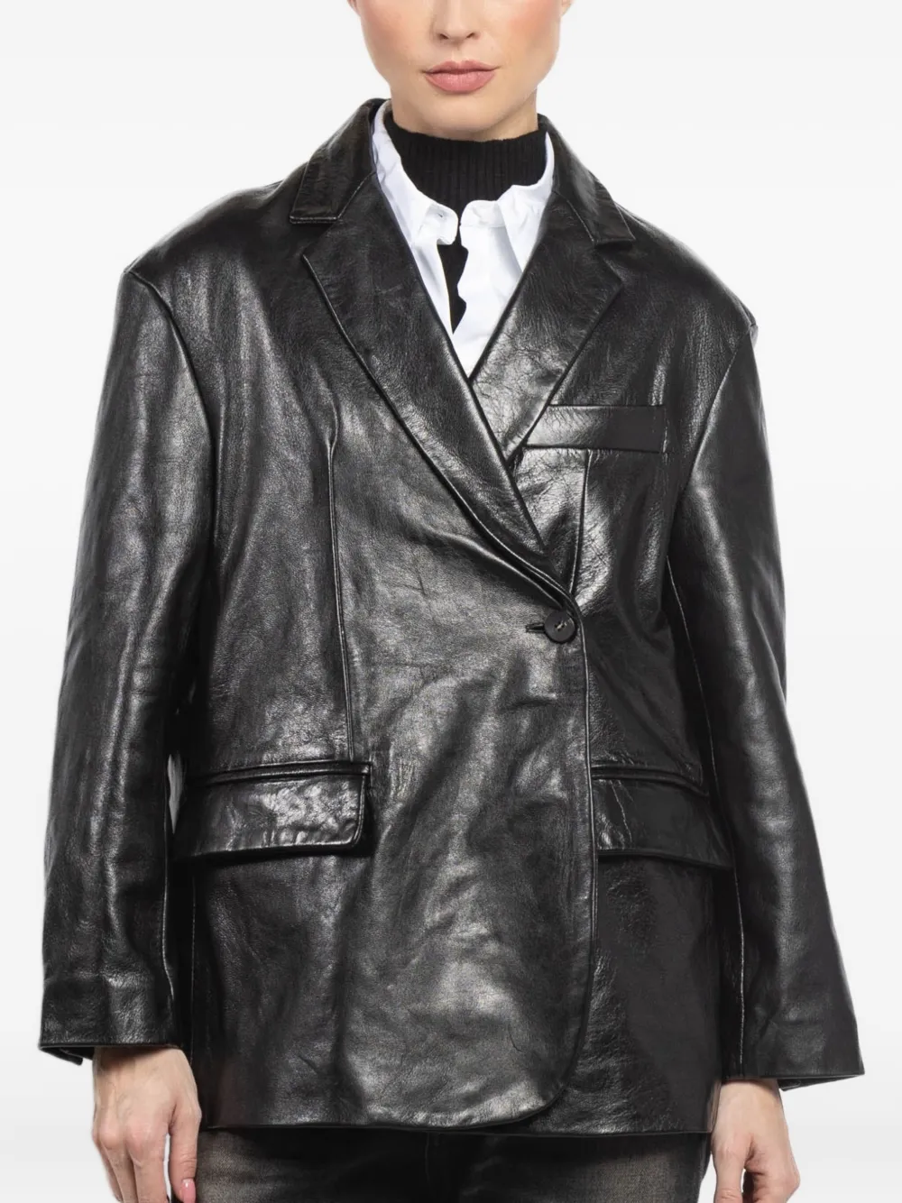 Giorgio Brato  X Jade double-breasted jacket | Black | Image 1