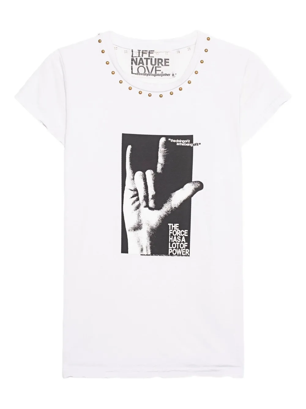 FreeCity playera con apliques | blanco | Image 1