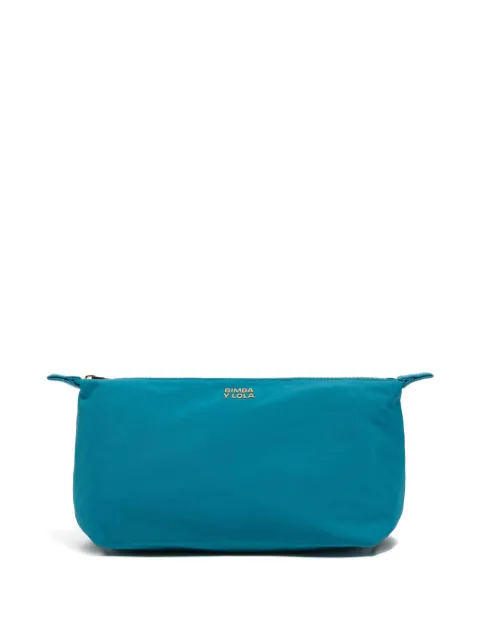 Bimba y Lola logo-detail zip make up bag
