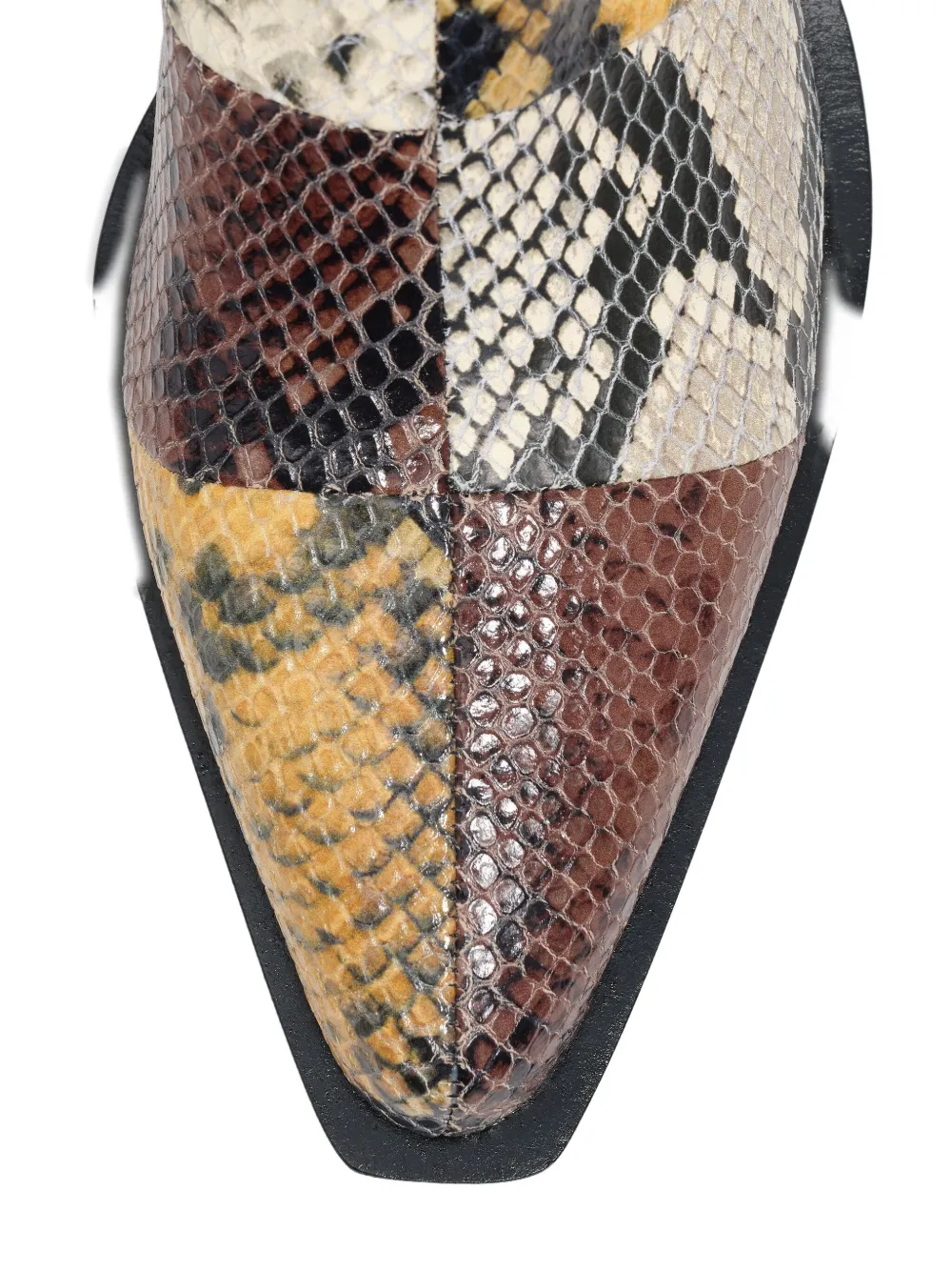 Bimba Y Lola 40mm Zip Leather Boots In Multi