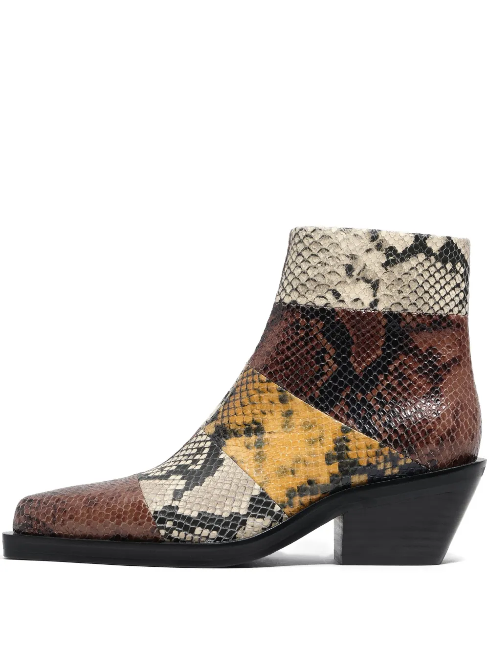 Bimba Y Lola 40mm Zip Leather Boots In Multi