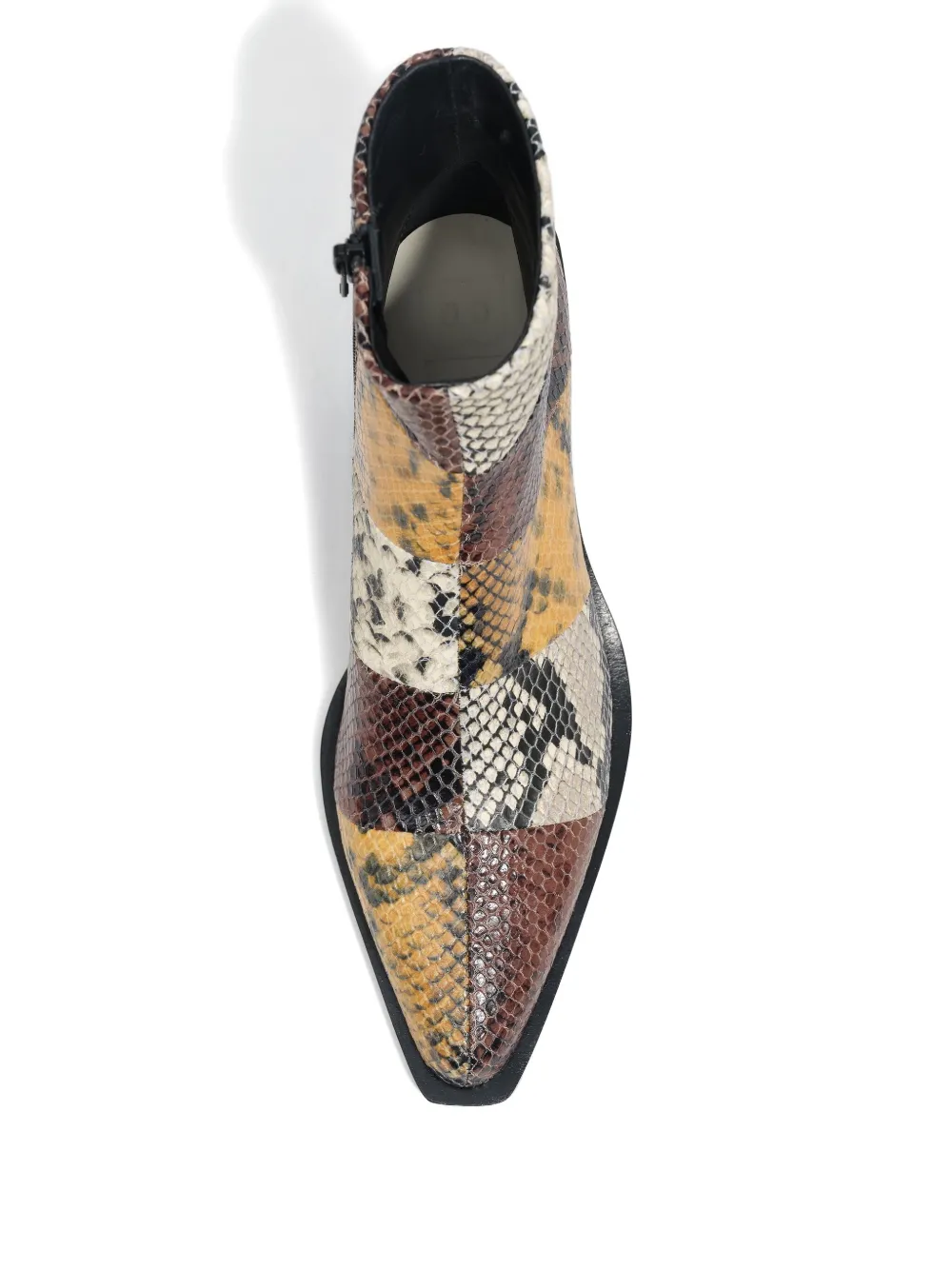 Bimba Y Lola 40mm Zip Leather Boots In Multi
