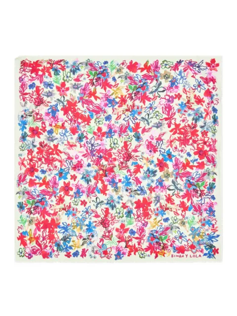 Bimba y Lola floral scarf