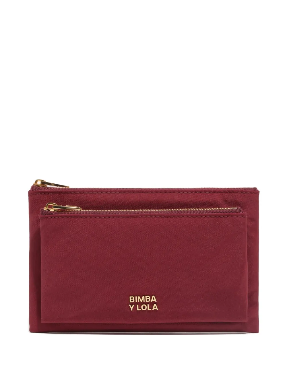 Bimba Y Lola Logo-detail Wallet In Burgundy