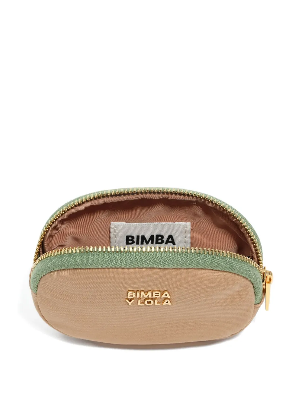 Bimba Y Lola Logo-lettering Wallet In Brown