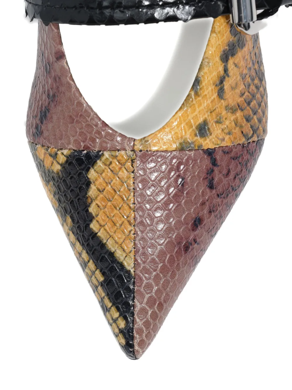 Bimba Y Lola Buckle-detail Ballet Flats In Brown
