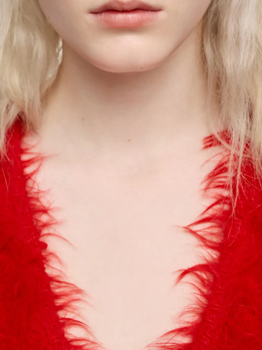 Bimba y Lola Top met diepe ronde hals Rood