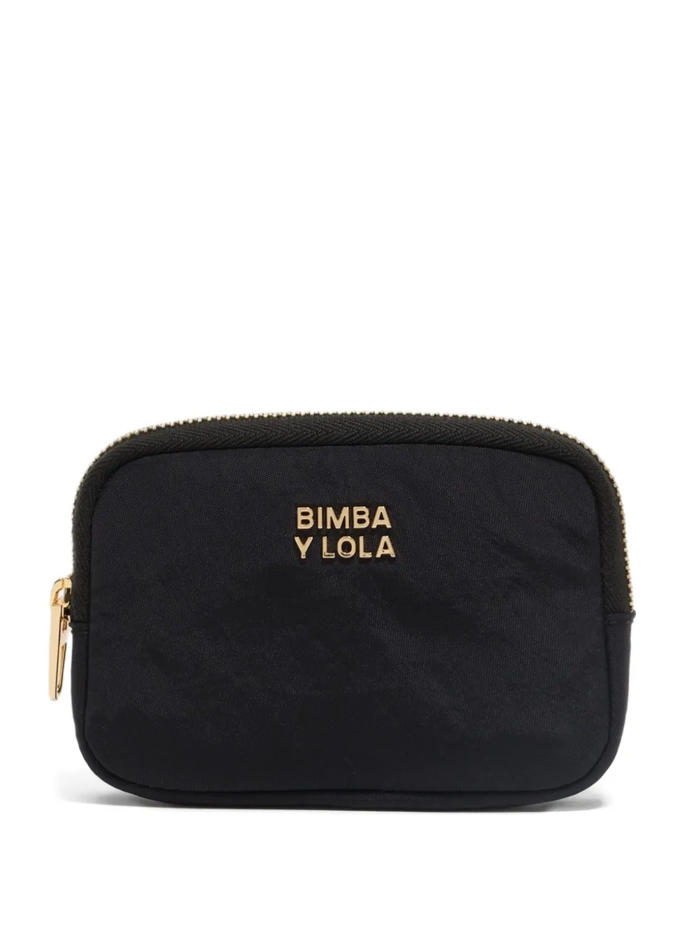 Bimba Y Lola Logo-lettering Wallet In Black