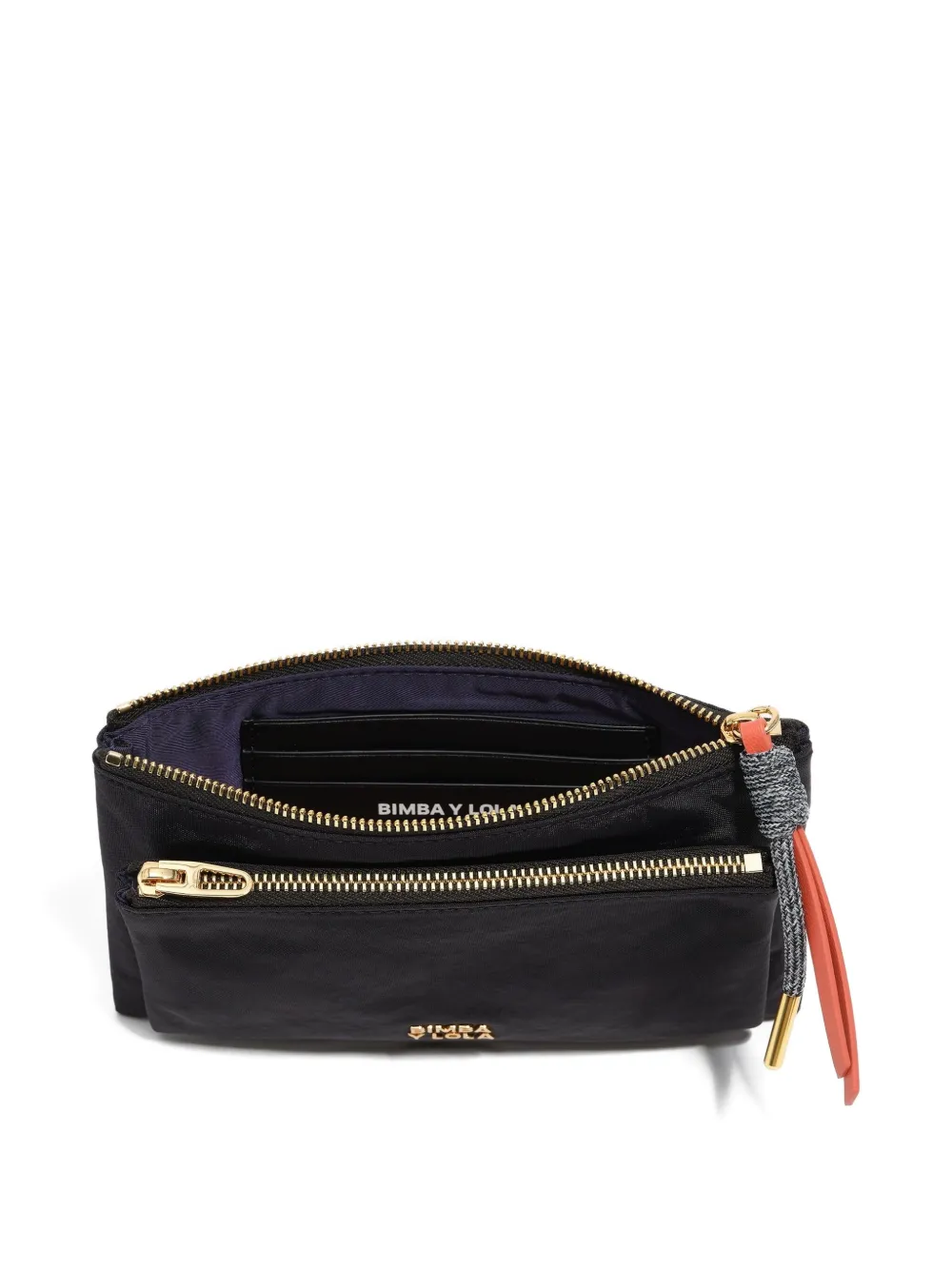 Bimba Y Lola Logo-detail Wallet In Black