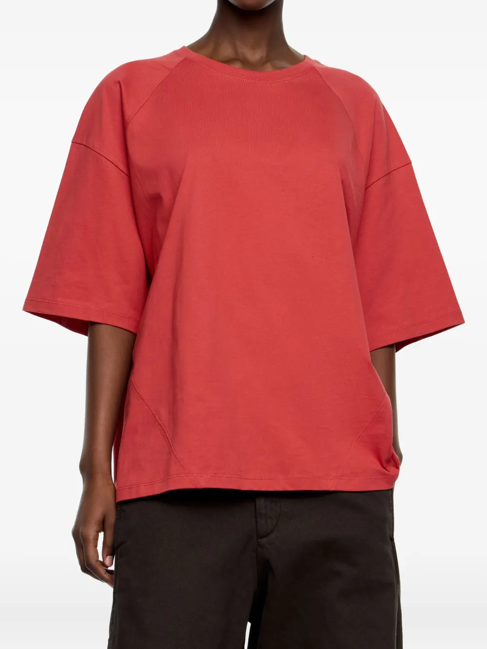 Bimba Y Lola Crew-neck T-shirt In Red