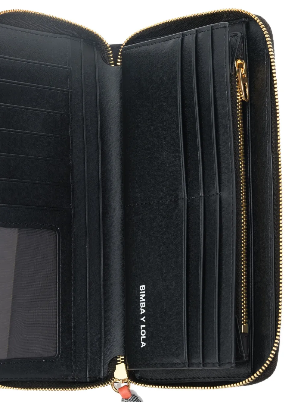 Bimba Y Lola Logo-detail Zip Wallet In Black