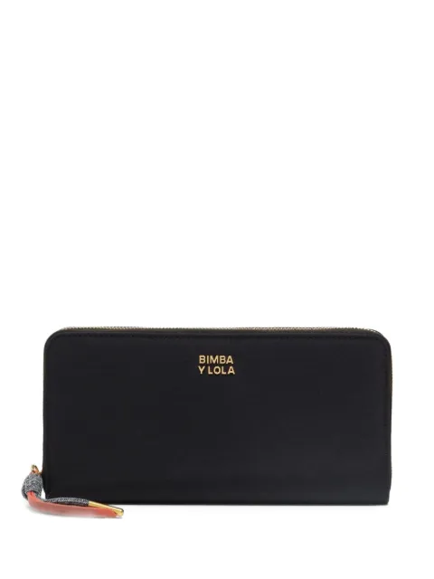 Bimba y Lola logo-detail zip wallet
