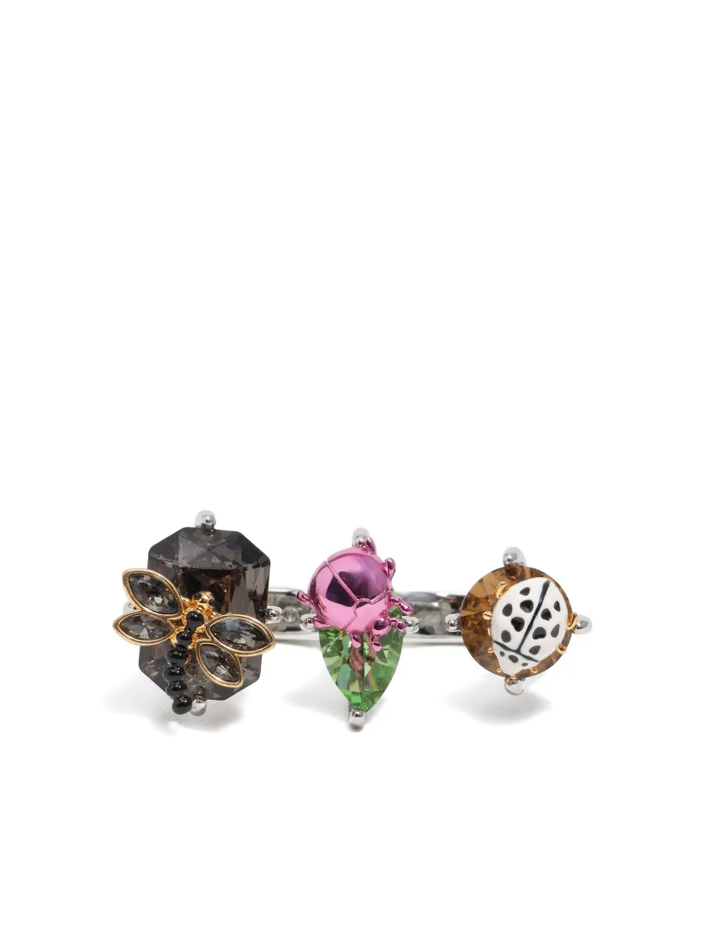 Bimba Y Lola Insect-embellished Ring In Multi
